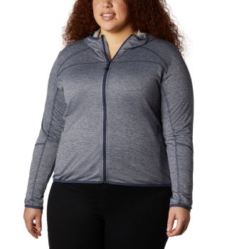 Columbia Ženske Jakne - Baker Valley Hooded Fleece Tamnoplave | MHZD-84916